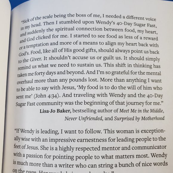 The 40 Day Sugar Fast Wendy Speake PB Book Christian - Picture 8 of 14